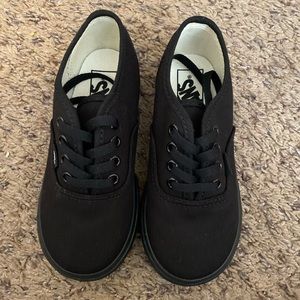 Toddler black vans